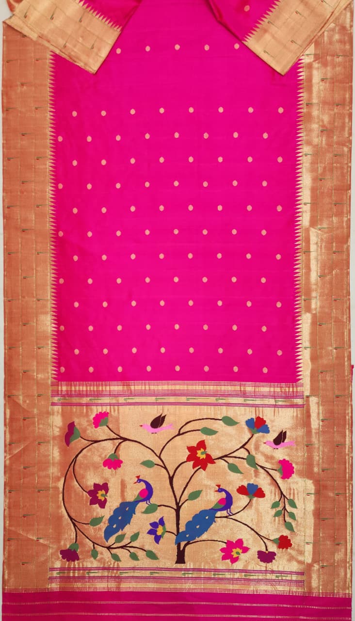 Pammi | Pure Silk Handloom Paithani