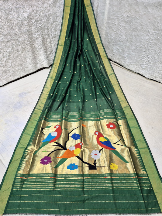 Pranaya | Cotton handloom paithani