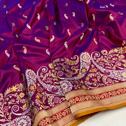 Bish | pure katan silk Banarasi saree