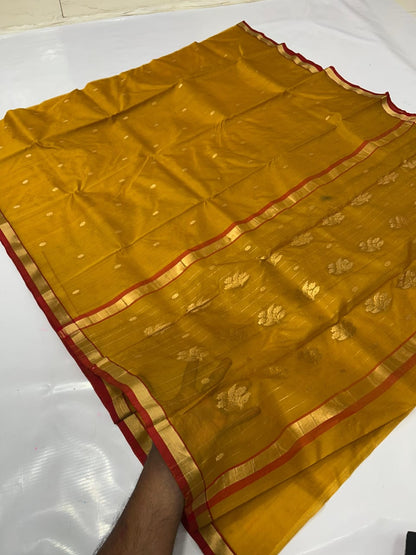Chandravali  | Katan Silk Chanderi Saree