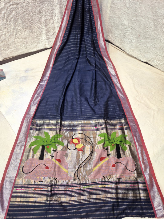 Parvat | Cotton handloom paithani