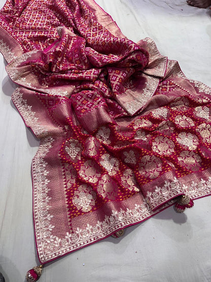 Gaurish | Gota patti on georgette