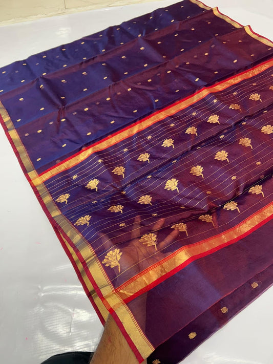 Chandratha  | Katan Silk Chanderi Saree