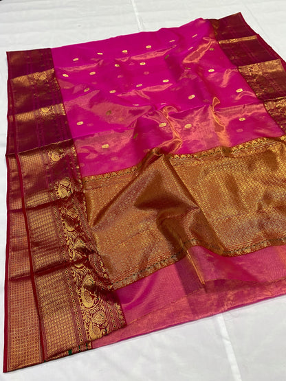 Chandana  | Katan Silk Chanderi Saree