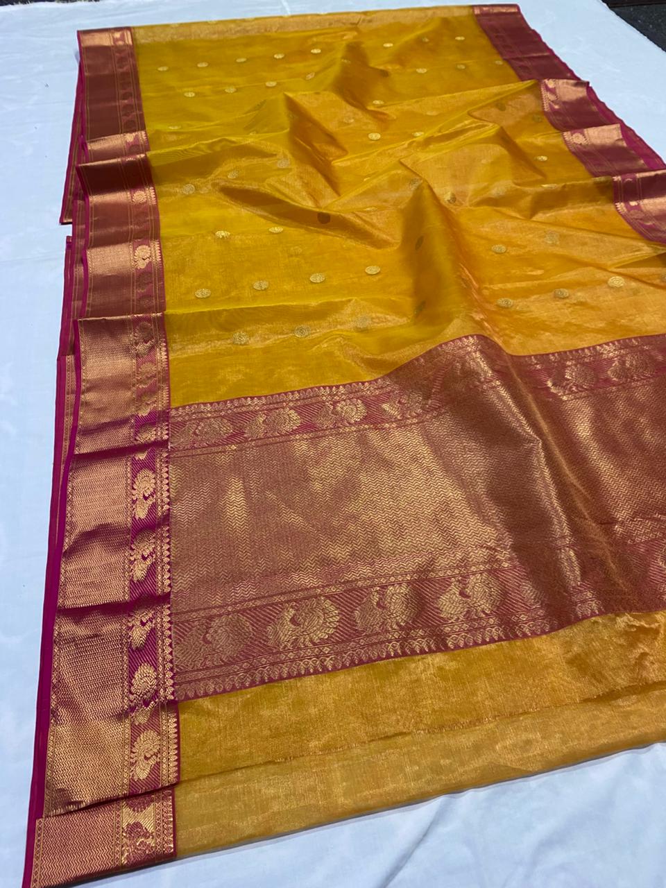 Chandraniyaa  | Katan Silk Chanderi Saree