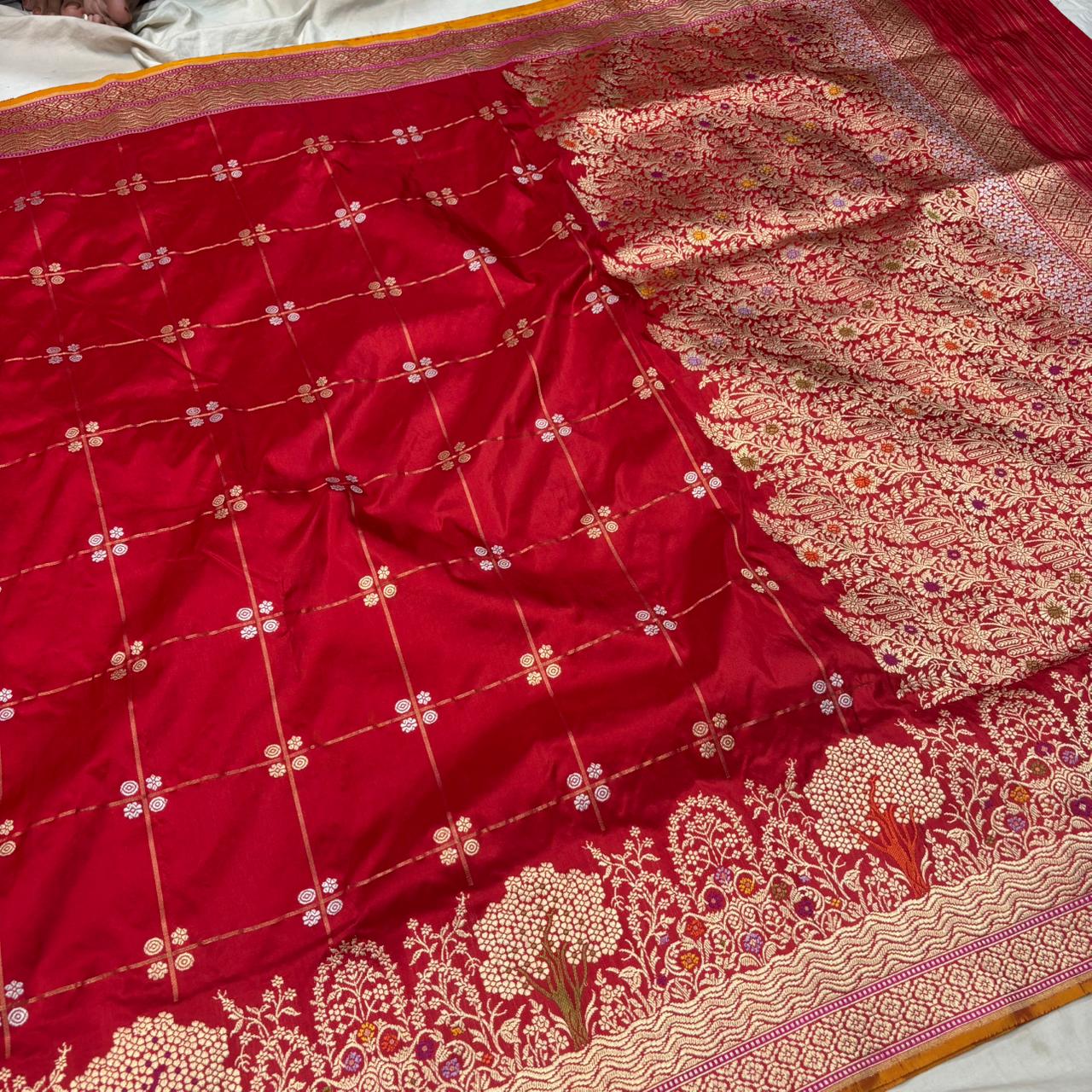 Bruni | Bridal Katan Banarasi Saree