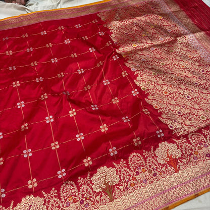 Bruni | Bridal Katan Banarasi Saree