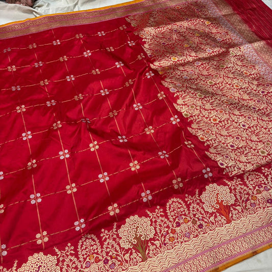 Bruni | Bridal Katan Banarasi Saree