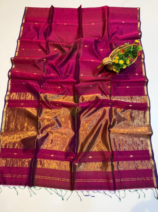 Anta | Cotton silk Maheshwari saree