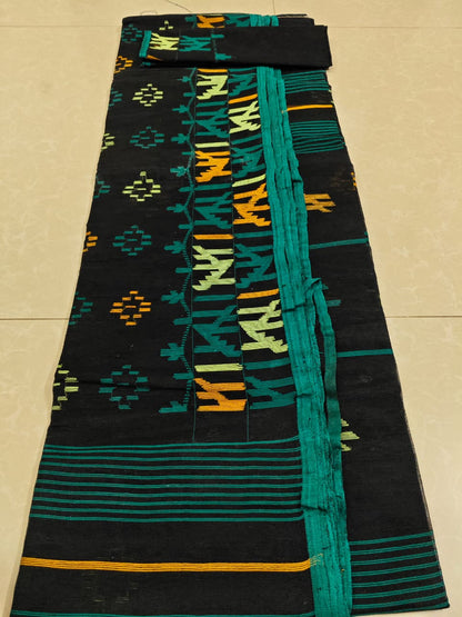 Janki | half silk Jamdani