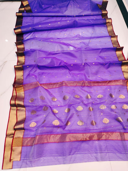 Gulshan | katan silk chanderi saree