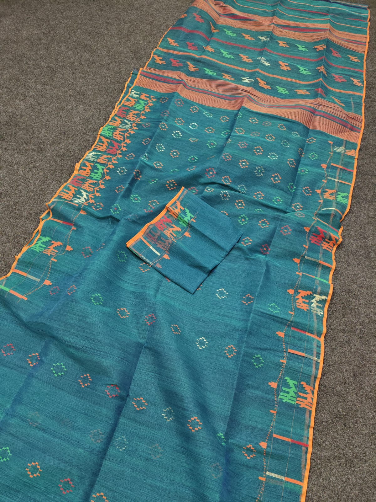Jama | half silk Jamdani