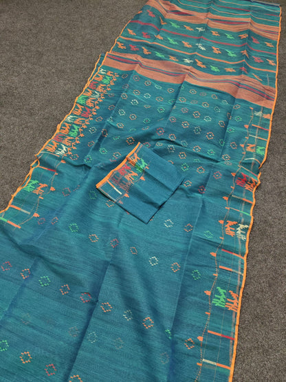Jama | half silk Jamdani