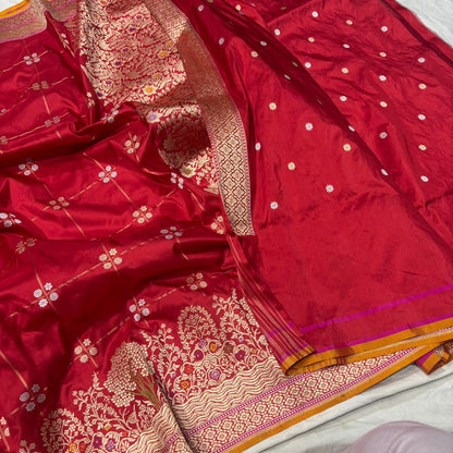 Bruni | Bridal Katan Banarasi Saree