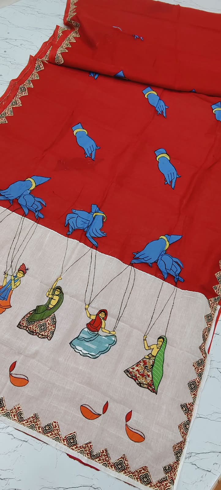 Ashutosh | Applique on Dhonekhali tant