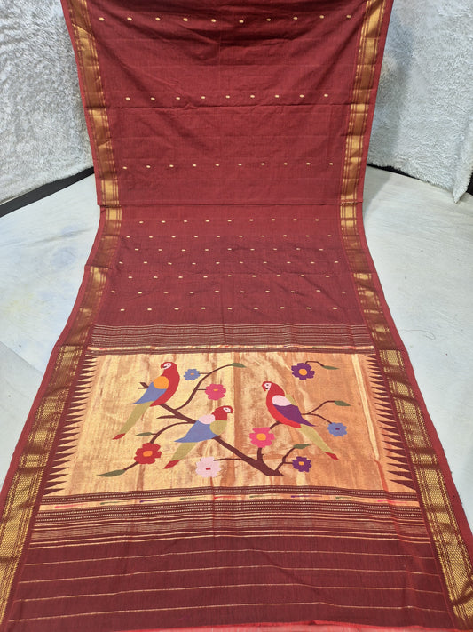 Pramit | Cotton handloom paithani