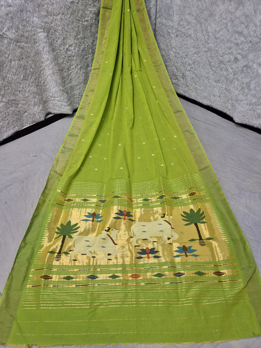 Parth | Cotton handloom paithani