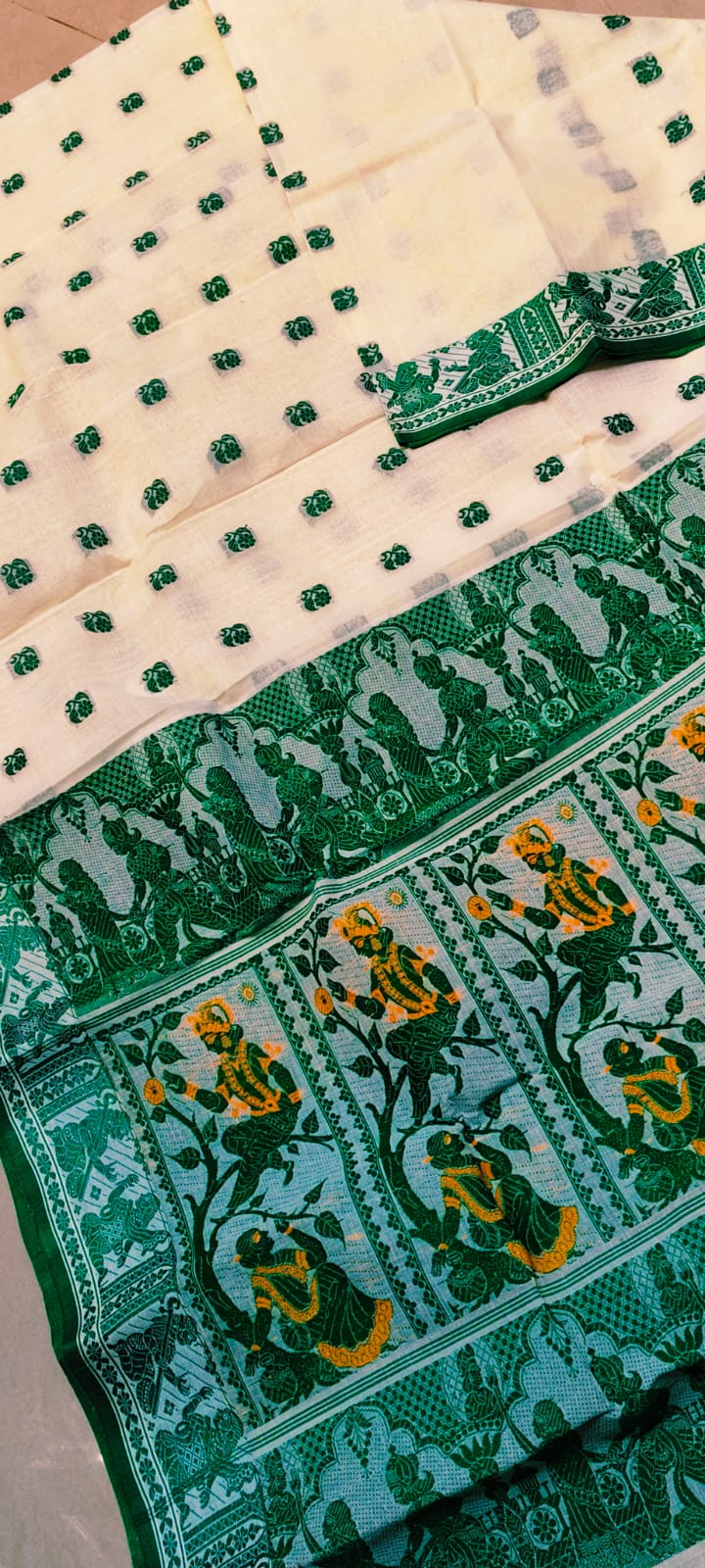 Jharsi | Tant baluchari saree