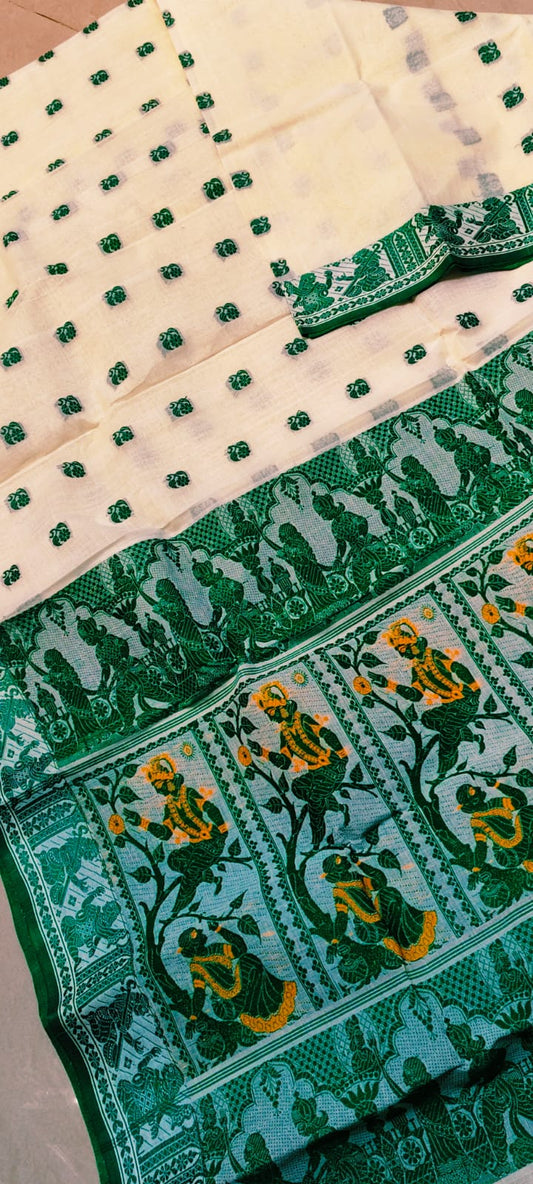 Jharsi | Tant baluchari saree