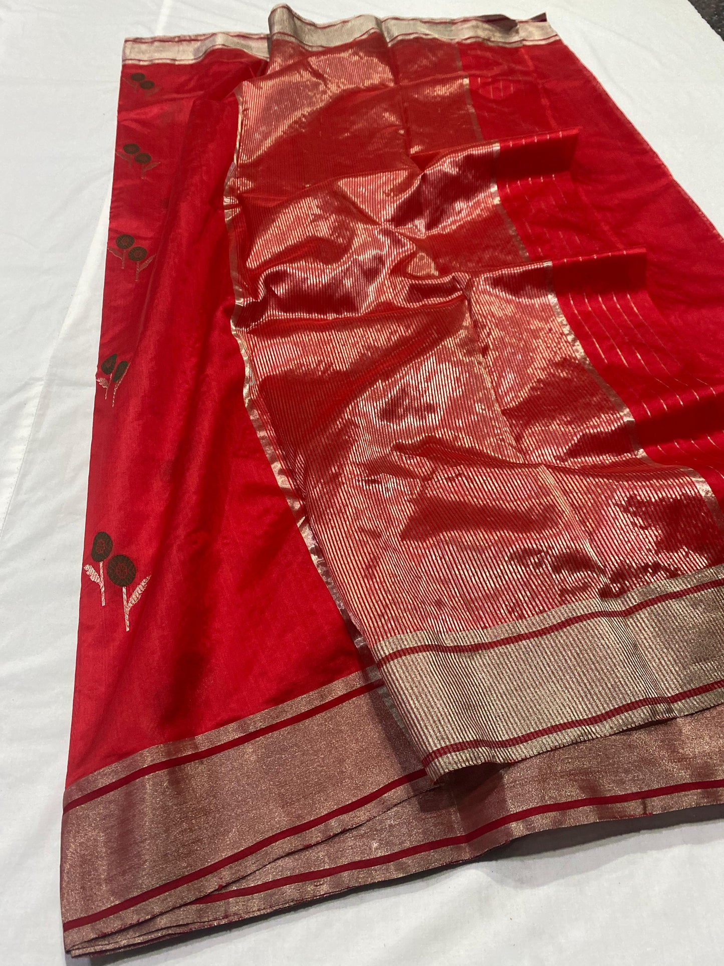 Chandraja  | Katan Silk Chanderi Saree