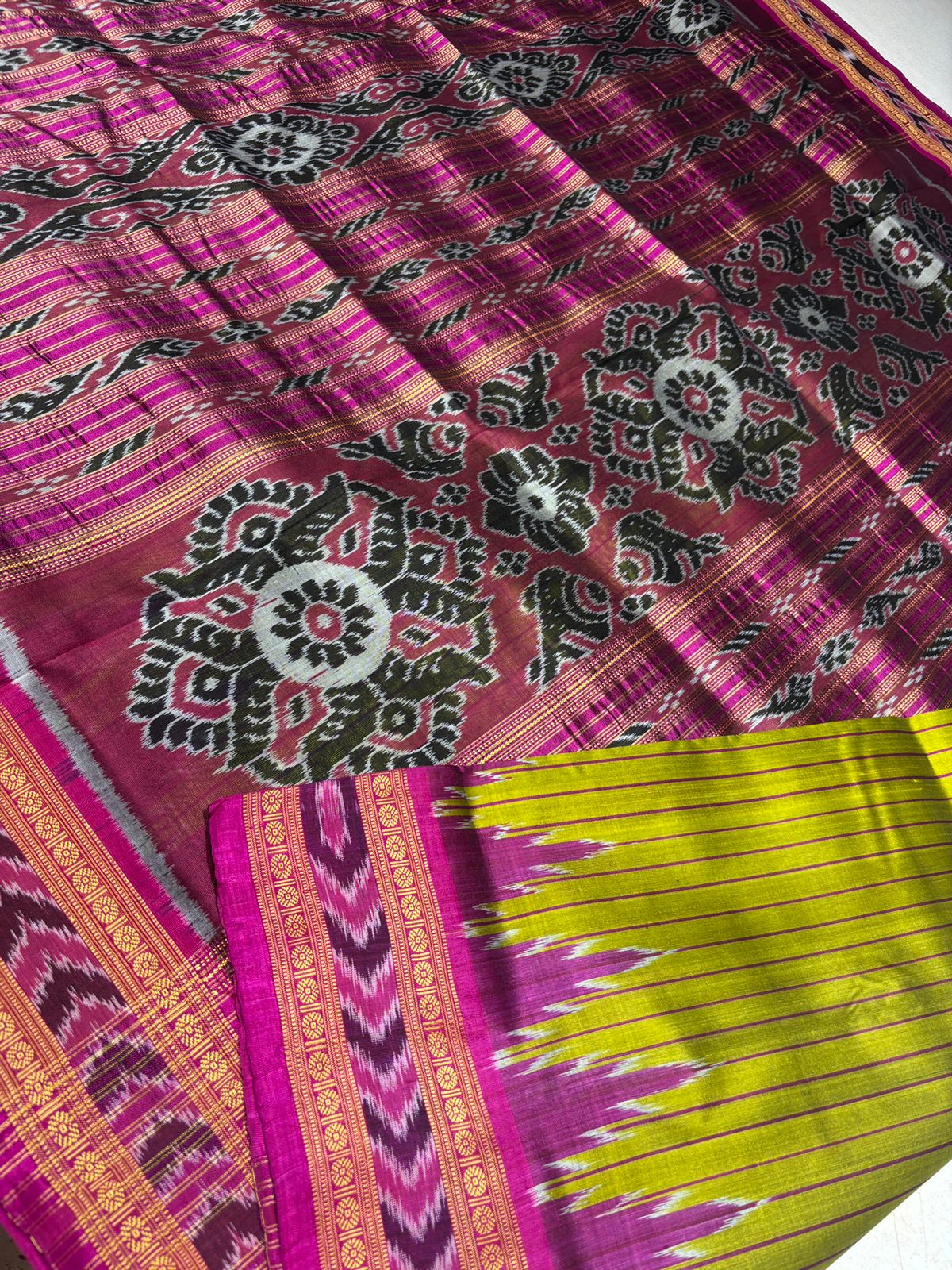 Sandesh | Khandua ikat saree