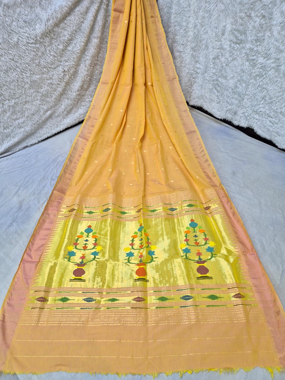 Prianca | Cotton handloom paithani