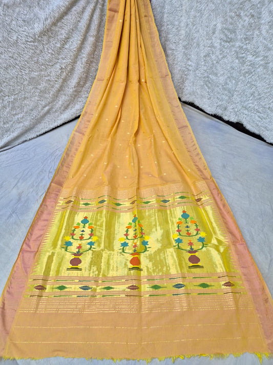 Prianca | Cotton handloom paithani