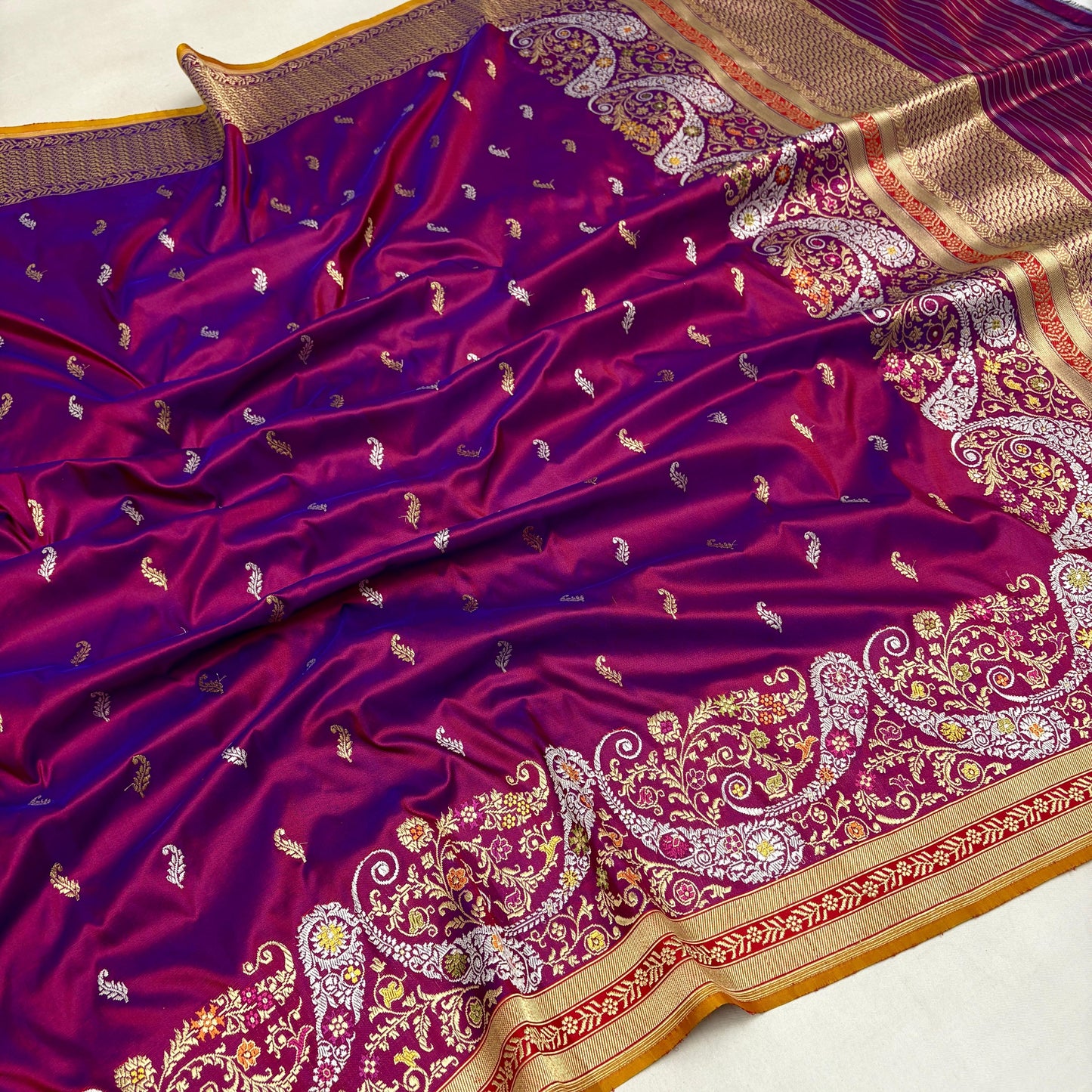 Bish | pure katan silk Banarasi saree