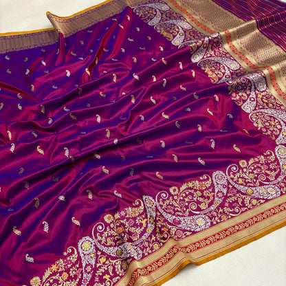Bish | pure katan silk Banarasi saree