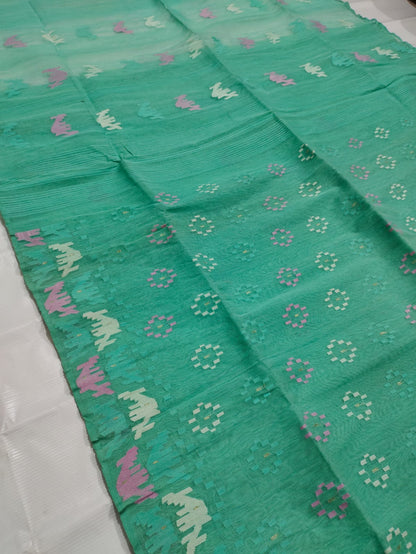 Janam | half silk Jamdani
