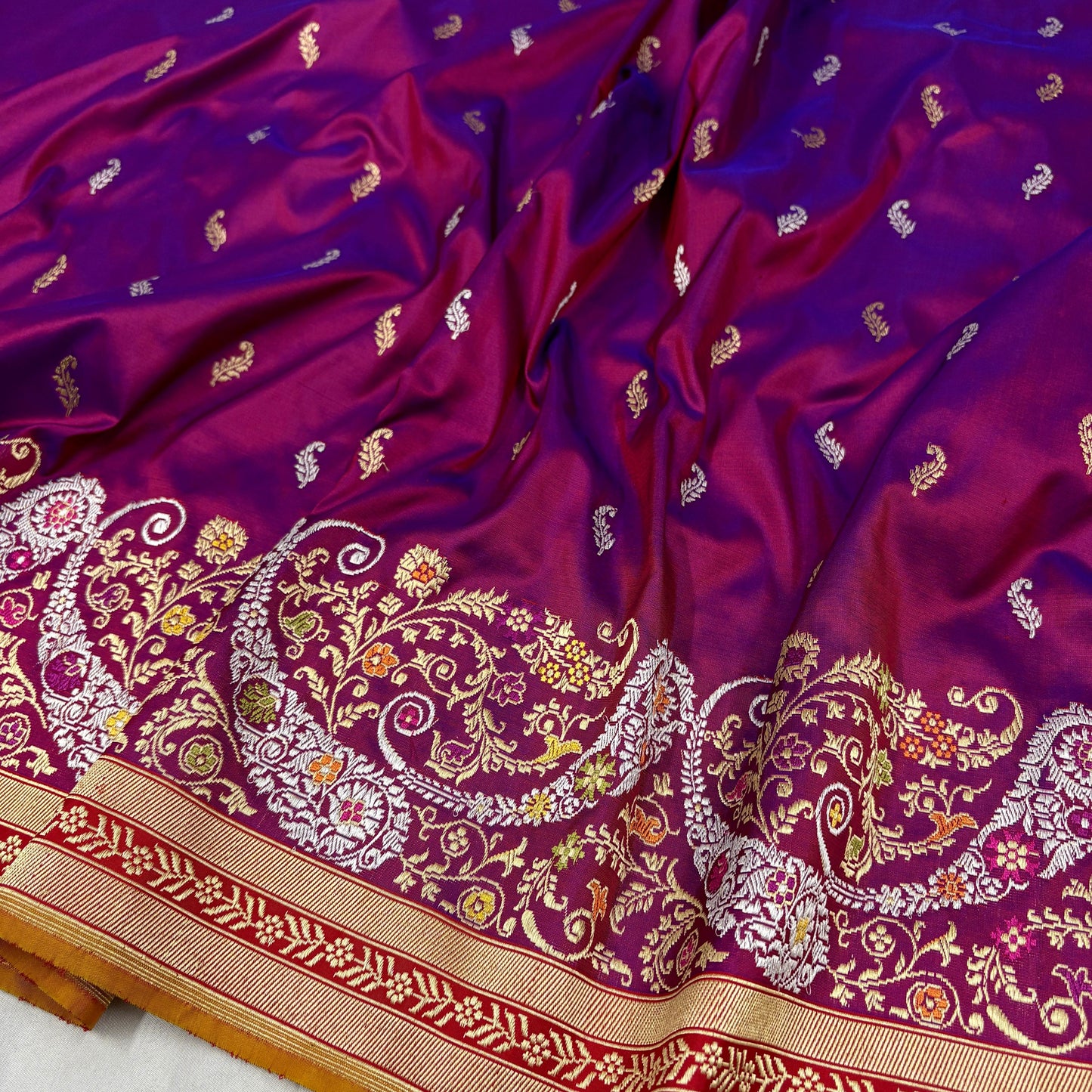 Bish | pure katan silk Banarasi saree