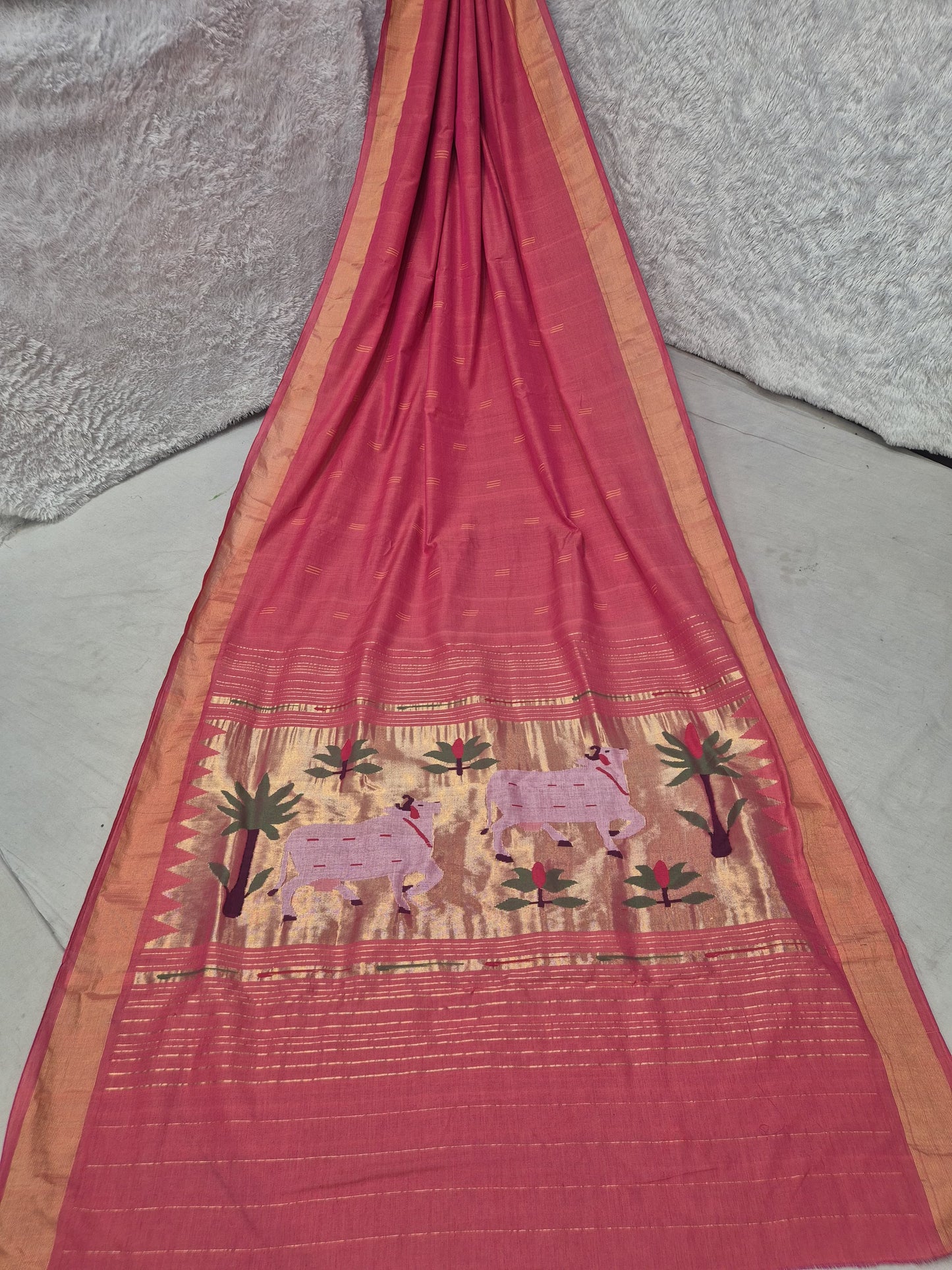 Pinal | Cotton handloom paithani