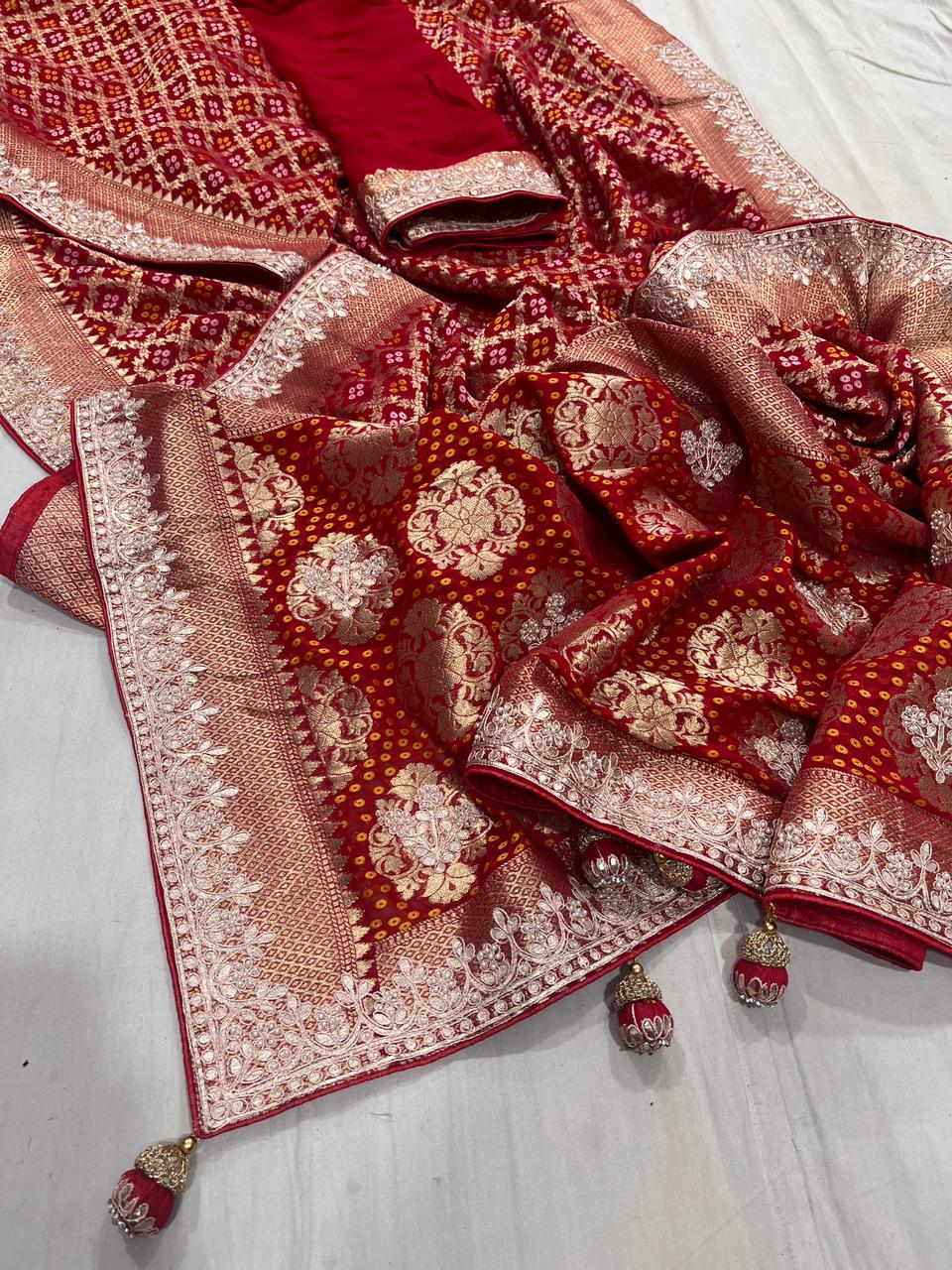 Gaurih | Gota patti on georgette