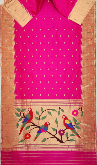 Prishika | Pure Silk Handloom Paithani