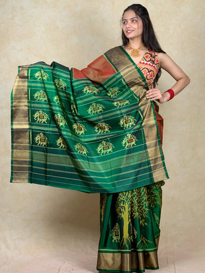 Kinshuk | Single Ikat Patola saree