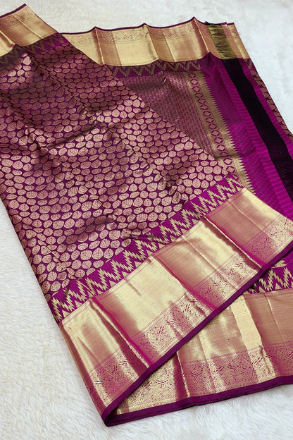 Kanakprabha | 2G zari kanjeevaram saree