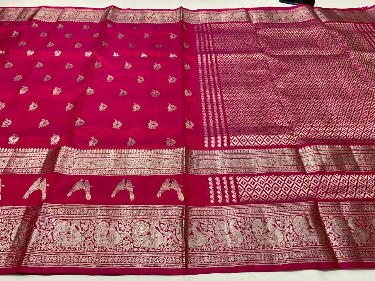 Harshada | pure silk venkatagiri saree