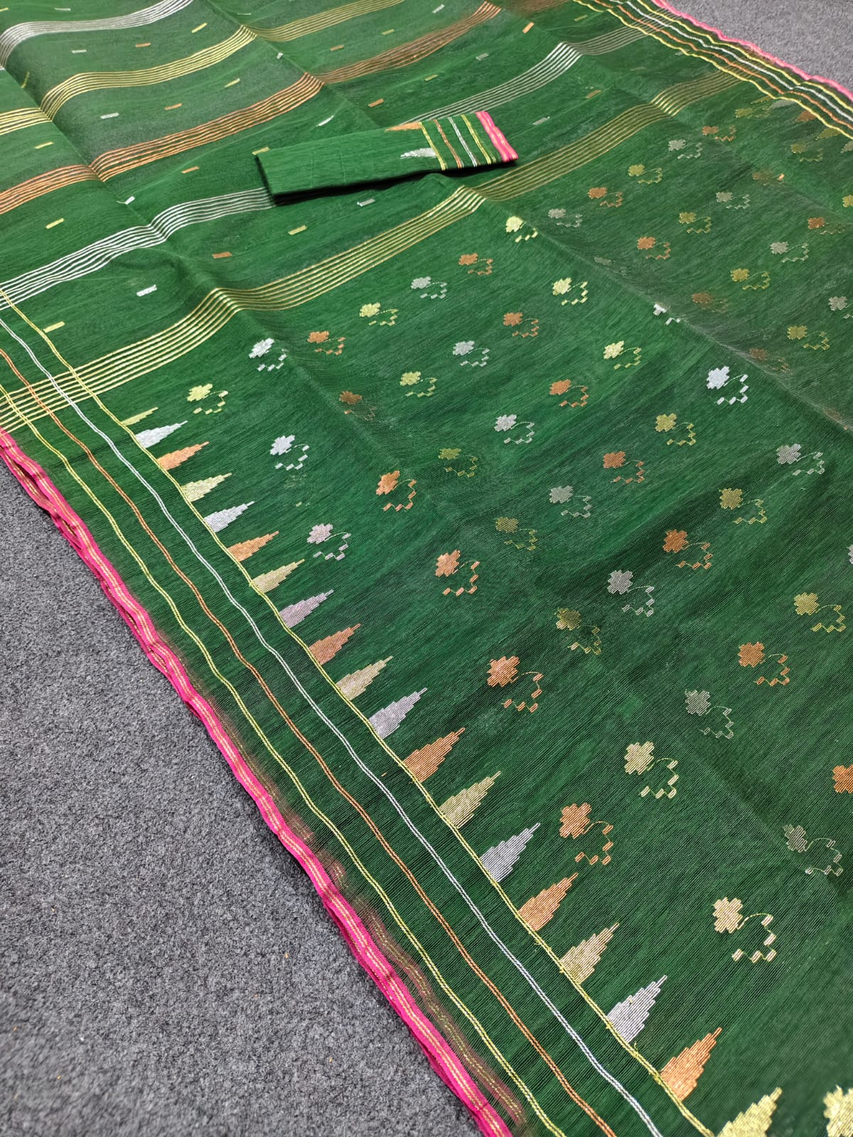 Jana | half silk Jamdani