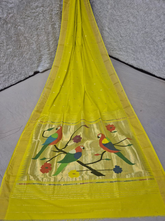 Priansh | Cotton handloom paithani