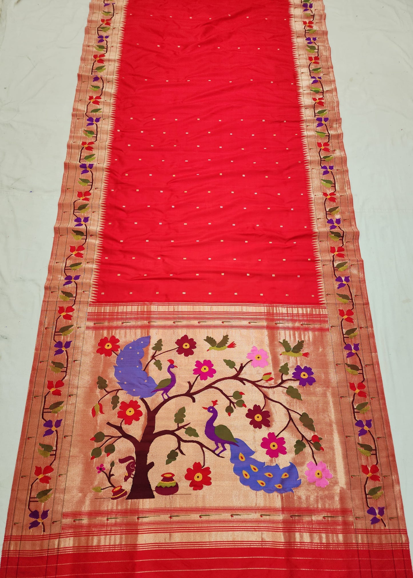 Palash  | Pure Silk Handloom Paithani