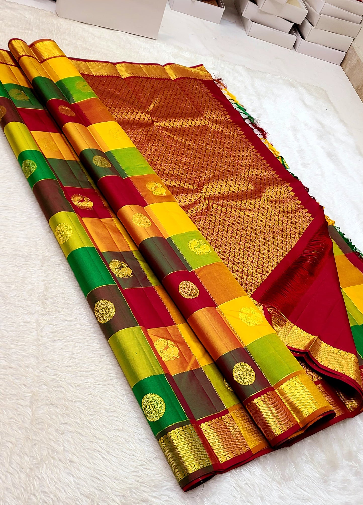 Kanakshree| 3G zari kanjeevaram saree
