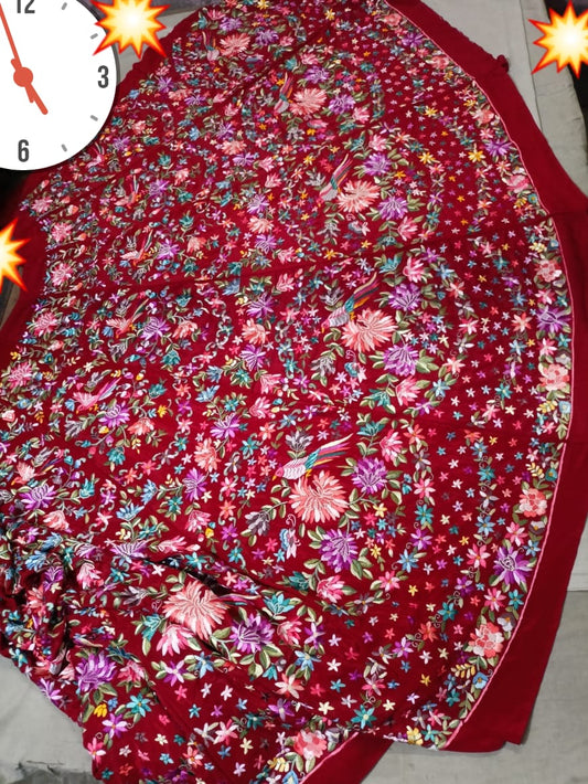 Atbin | Parsi embroidery lehenga