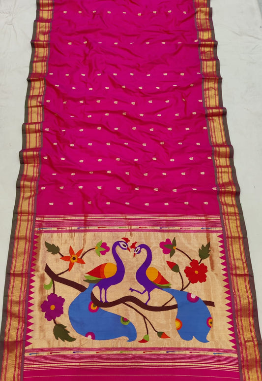 Padmakshi | Pure Silk Handloom Paithani