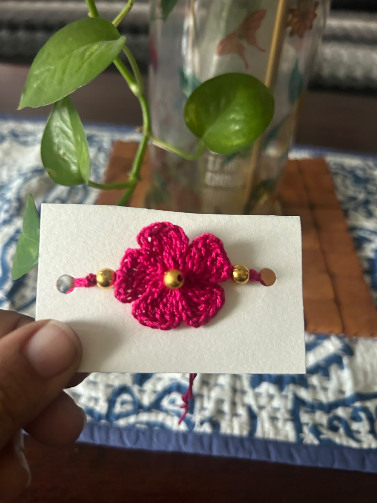 Cari | Crochet Rakhi