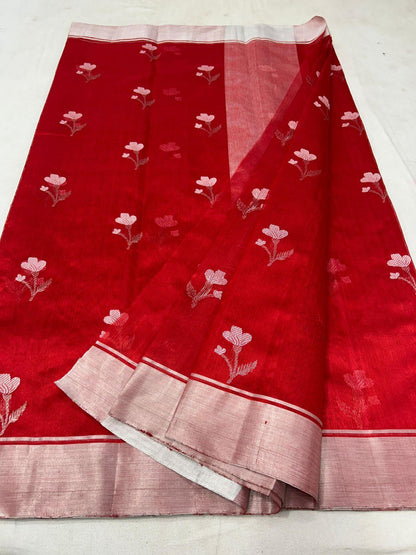 Chandra  | Katan Silk Chanderi Saree