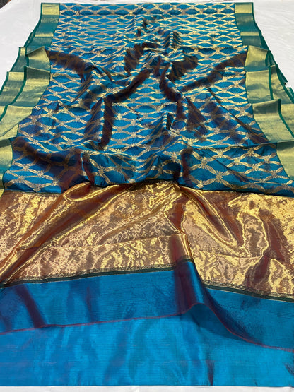 Chandreeka  | Katan Silk Chanderi Saree
