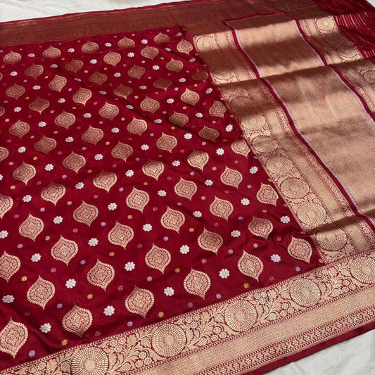 Brinda | Bridal Katan Banarasi Saree