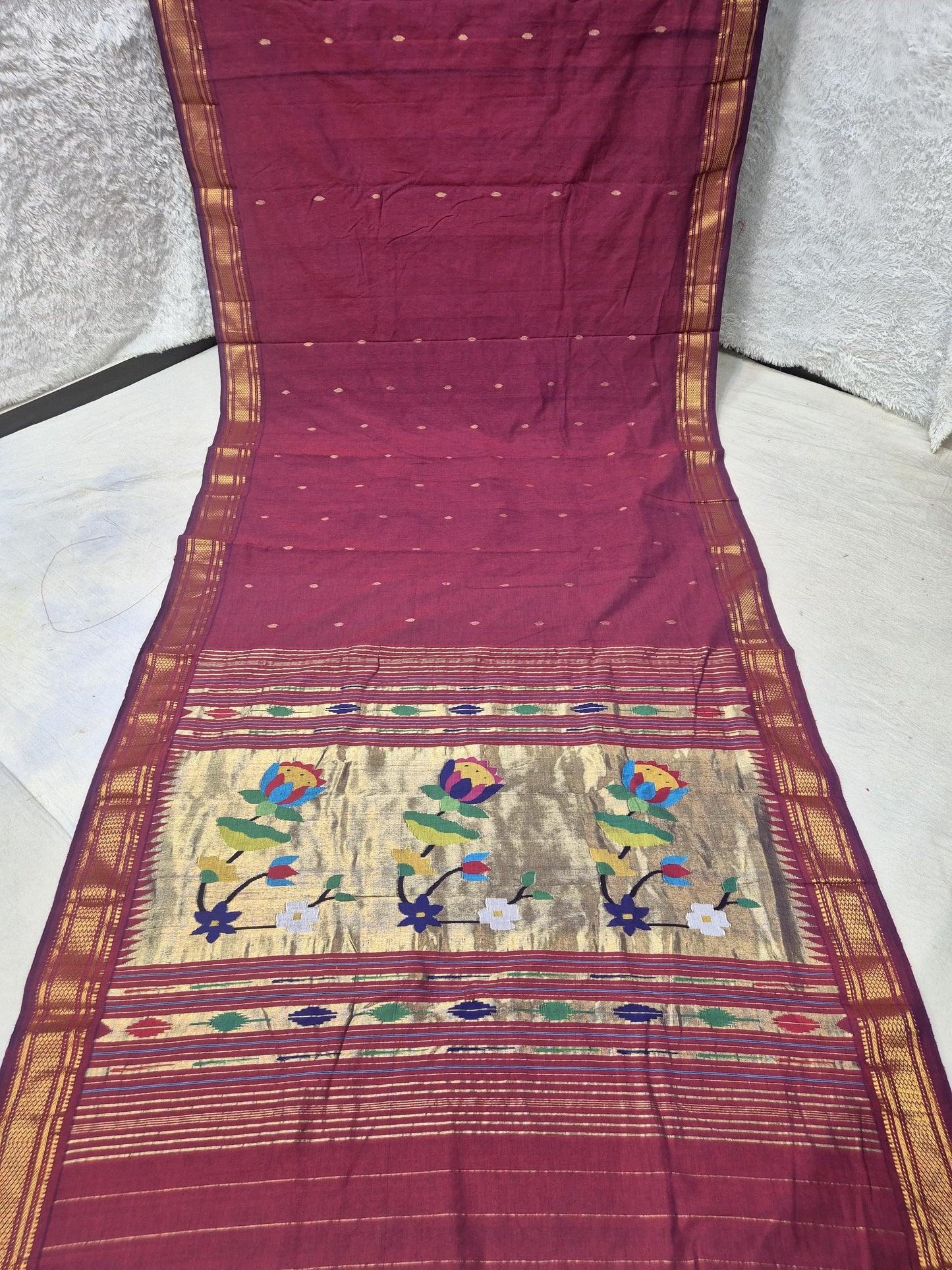 Prinka | Cotton handloom paithani