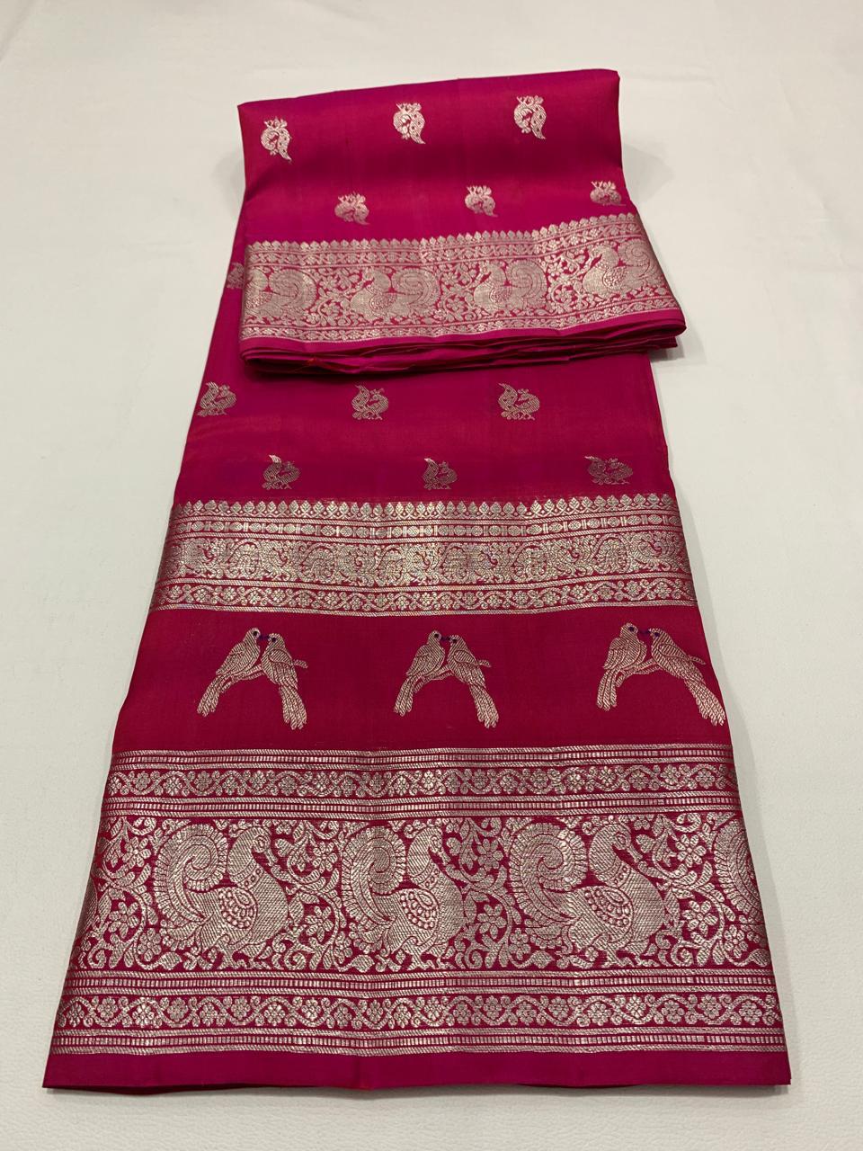 Harshada | pure silk venkatagiri saree