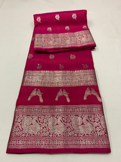 Harshada | pure silk venkatagiri saree